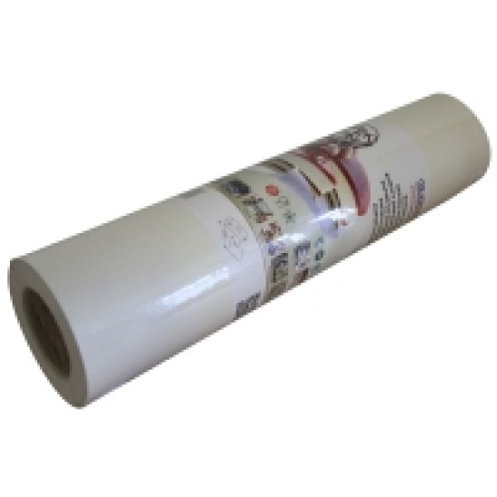 Kepimo popierius, baltas, silikonizuotas, 41 gsm, 0,57 x 200 m, 1 vnt