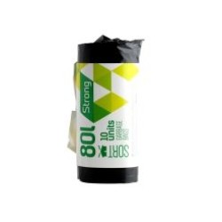 Šiukšlių maišas SORTEX, juodas 80 L x 10 vnt. 30MK