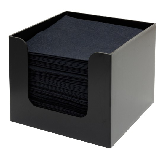 Servetėlių laikiklis, plastikas, 13,5 x 13,5 cm, H 10 cm, vnt