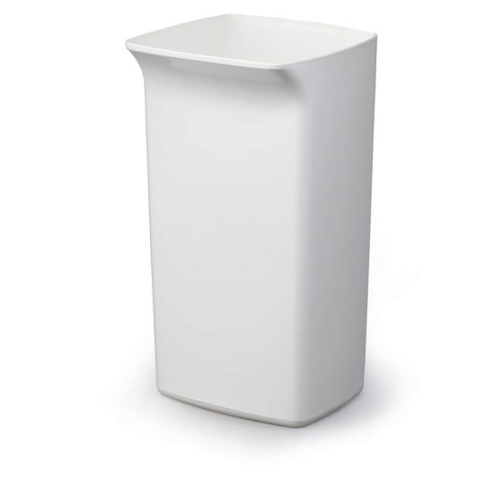 Šiukšlių dėžė rūšiavimui DURABIN® 40L stačiakampė, balta sp. (dangtis perkamas atskirai)
