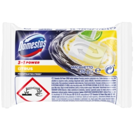 WC muilas DOMESTOS CITRUS, papildymas, 35 g