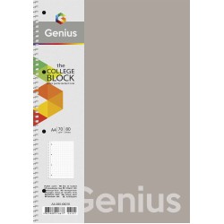 Sąsiuvinis su spirale Schoolboy, 80 lapų, linijomis, A4, 70 gsm