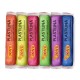 Plastilinas JOVI, 15 g, 6 neoninės spalvos