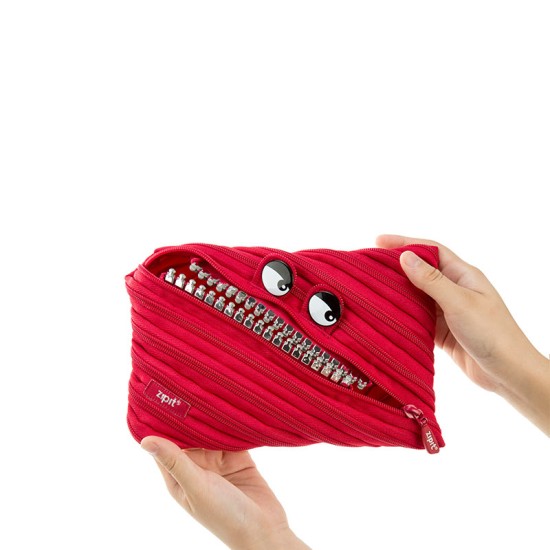 Penalas-pieštukinė ZIPIT Grillz Monster Jumbo Pouch, ZTMJ-GR-RI, Raudona