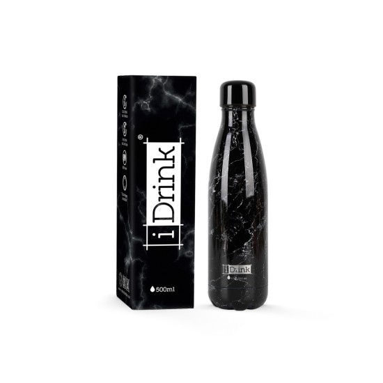 Termo gertuvė Itotal Marble Black, 500ml