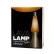 Lava lempa Itotal Gold Glitter
