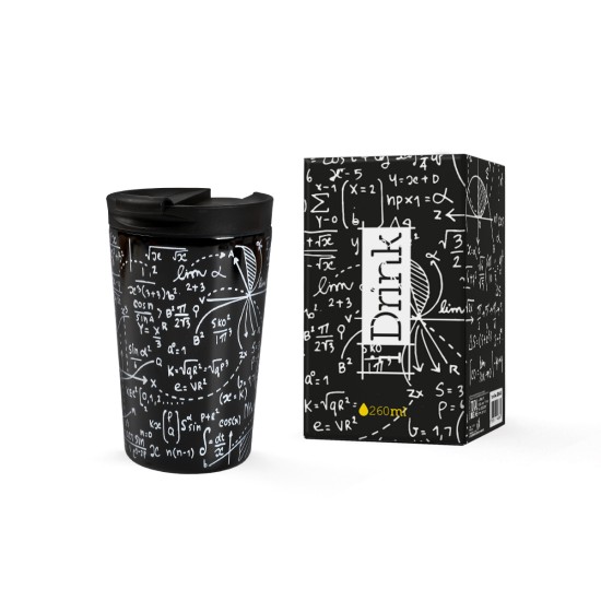 Nerūdijančio plieno puodelis Itotal MATH, 260ml