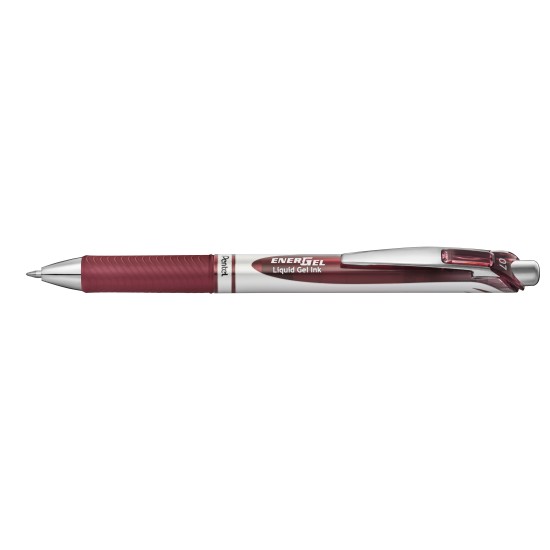 Automatinis gelinis rašiklis PENTEL ENERGEL BL77, 0.7 mm., tamsiai raudona