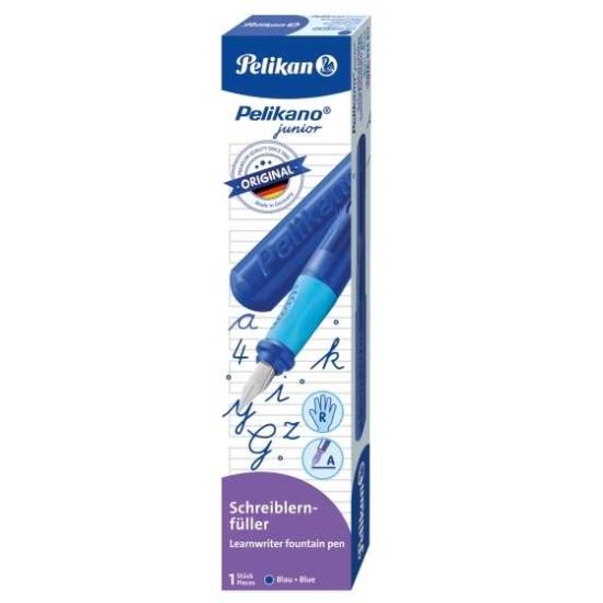 Plunksnakotis PELIKAN, mėlynos spalvos, dešiniarankiams