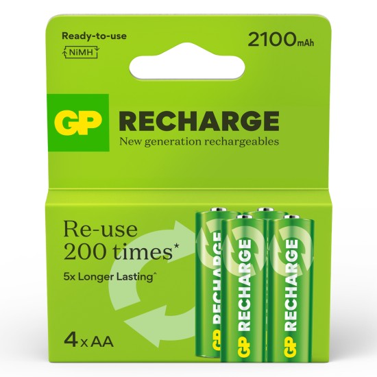 Pakraunama baterija GP NiMH AA 2100mAh EB4