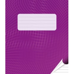Sąsiuvinis, A5, linija, 12 lapų, 100gsm, su paraštėmis iš abiejų pusių