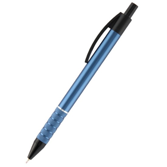 Automatinis tušinukas PRESTIGE, Axent, 0.7mm, mėlynos sp. metalinis korpusas, mėlynos sp.