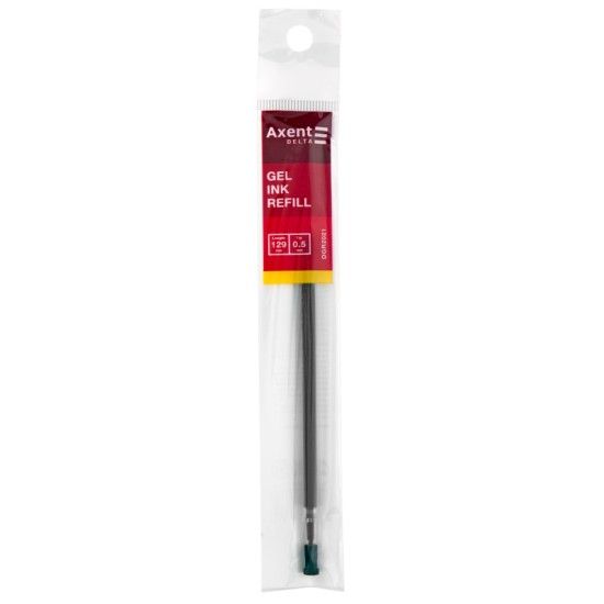 Šerdelė geliniams rašikliams AXENT Delta, 0.5mm, 129mm, juodos sp.