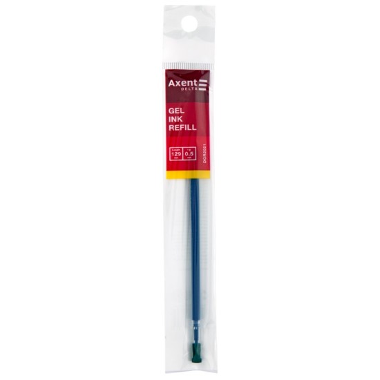 Šerdelė geliniams rašikliams AXENT Delta, 0.5mm, 129mm, mėlynos sp.