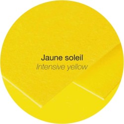 Dekoratyvinis vokas POLLEN, Clairefontaine, 75x100mm, 120gsm, ryškiai geltonos sp.