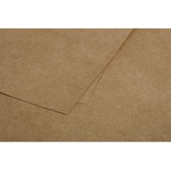 Dekoratyvinis kraft popieriaus vokas POLLEN, Clairefontaine, C6 (114x162mm), 120gsm, rudos sp.