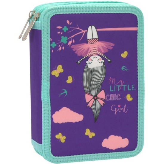 Penalas PET SHOP, CoolForSchool, 205x140x45 mm, su 2-iem atverčiamais skyriais