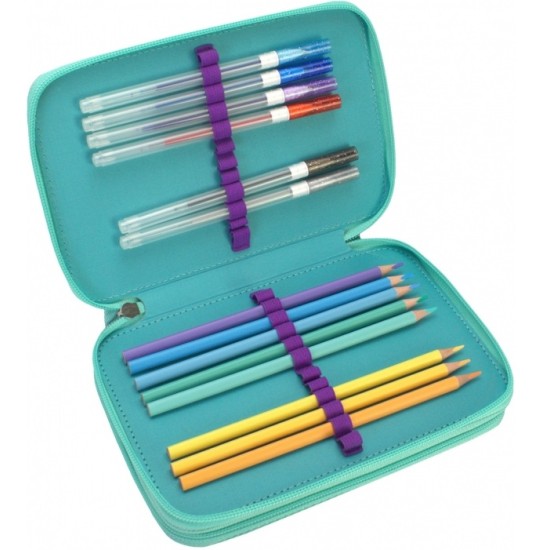 Penalas PET SHOP, CoolForSchool, 205x140x45 mm, su 2-iem atverčiamais skyriais
