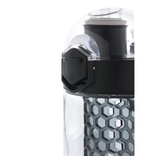 Gertuvė XD XCLUSIVE, 700ml, su juodos sp. infuzoriumi, skaidrus tritano plastikas, su užrakinamu dangteliu