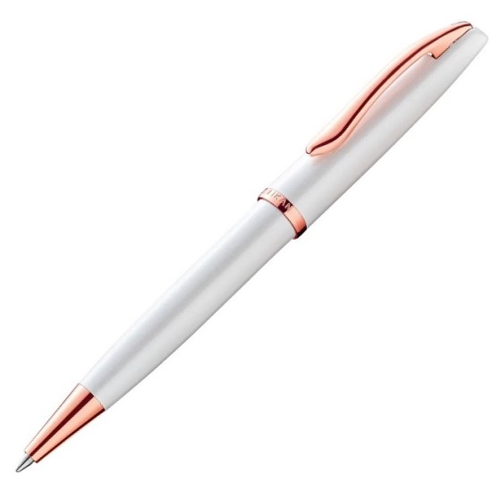 Tušinukas JAZZ NOBLE, Pelikan, baltos sp. metalinis korpusas, pasukamas, dovanų dėžutėje