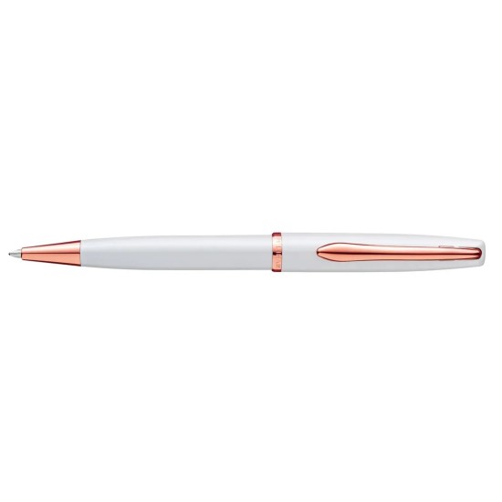 Tušinukas JAZZ NOBLE, Pelikan, baltos sp. metalinis korpusas, pasukamas, dovanų dėžutėje