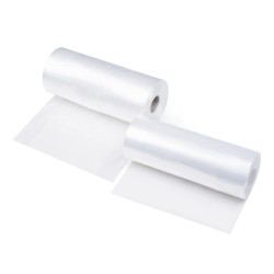 HDPE maišeliai, 250x400mm, 8mkr, 1000 vnt., skaidrūs, rulonėlyje