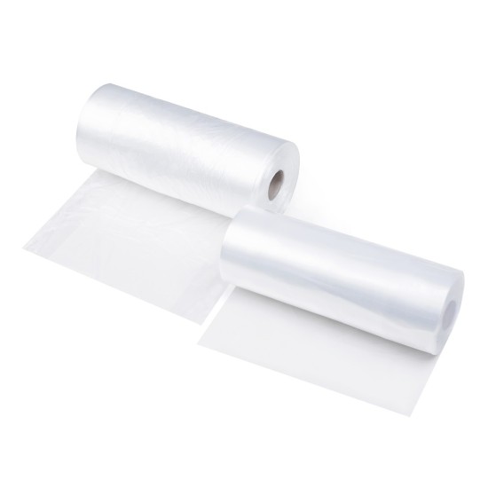 HDPE maišeliai, 250x400mm, 8mkr, 1000 vnt., skaidrūs, rulonėlyje