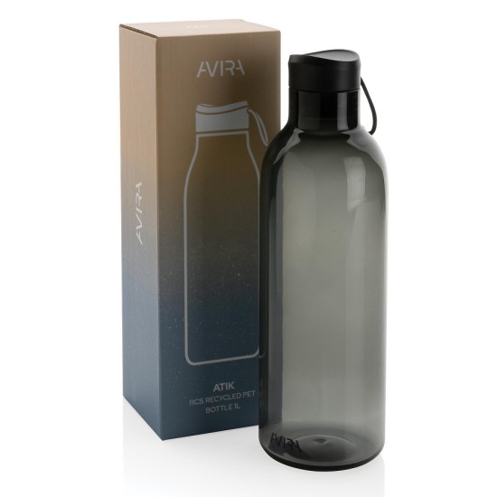 Gertuvė ATIK, Avira, 1000ml, permatomas juodos sp. perdirbto plastiko korpusas