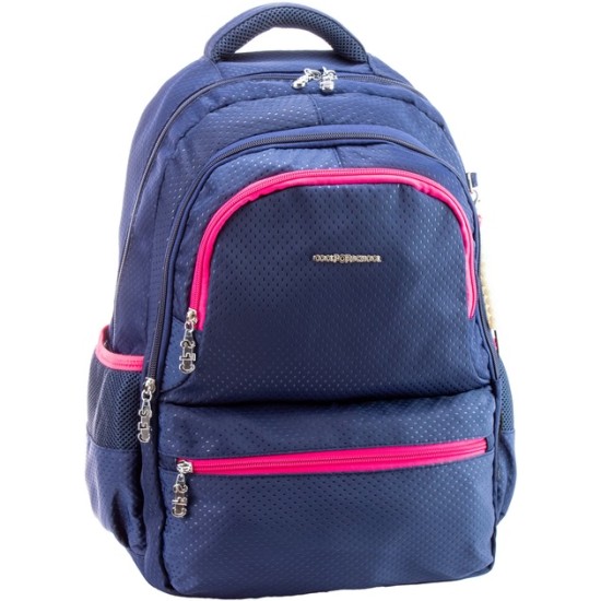 Mokyklinė kuprinė, CoolForSchool, su skyriumi 17" kompiuteriui, 430x300x170mm, mėlynos sp.
