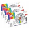 Piešimo albumų rinkinys FIORELLO, A4, 20 lapų, 80gsm, 3 vnt.
