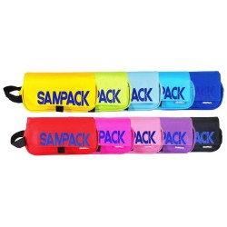 Penalas SAMPACK, 210x105 mm, su 2-iem skyriais, žalios sp.