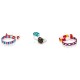 Vitražinių dažų rinkinys ICE JEWELERY, Amos, 10 spalvų po 10,5ml + 3 apyrankės + 5 žiedai
