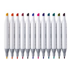 Purškiami tekstiliniai flomasteriai AIRBRUSH TEXTIL, Jolly, 12 sp.