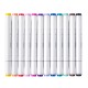 Purškiami tekstiliniai flomasteriai AIRBRUSH TEXTIL, Jolly, 12 sp.