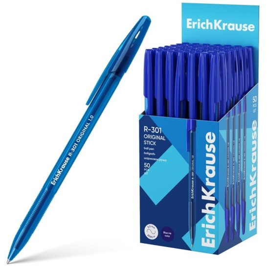 Tušinukas R-301 ORIGINAL STICK, ErichKrause, 1.0mm, mėlynos sp.