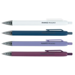 Automatinis gelinis rašiklis RAPID, Axent, 0.5mm, mėlynos sp.
