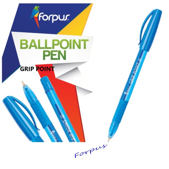 Tušinukas GRIP POINT, Forpus, 1.0mm, mėlynos sp.