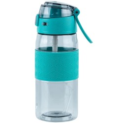 Gertuvė KITE, 600ml, su užrakinamu dangteliu, žalios sp. tritano plastikas