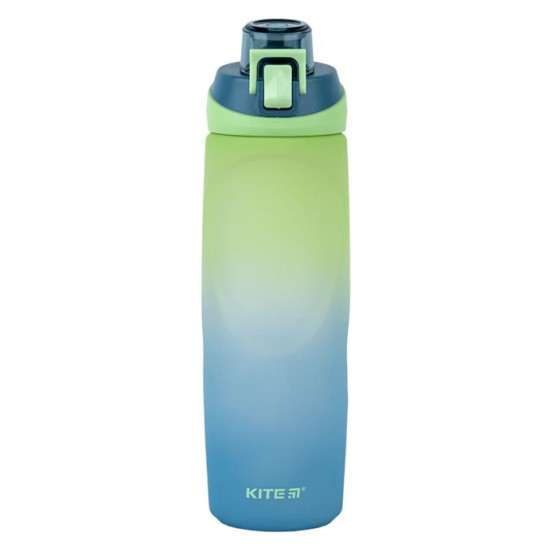Gertuvė KITE, 760ml, su užrakinamu dangteliu, mėlynos/žalios sp. tritano plastikas