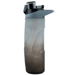 Gertuvė KITE, 760ml, su užrakinamu dangteliu, pilkos/juodos sp. tritano plastikas