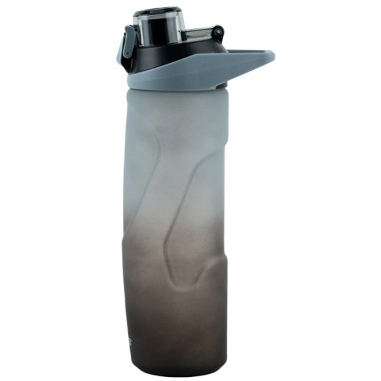 Gertuvė KITE, 760ml, su užrakinamu dangteliu, pilkos/juodos sp. tritano plastikas