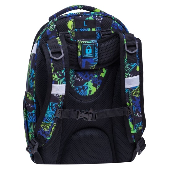 Mokyklinė kuprinė SKATE NIGHT, CoolPack, 16 L