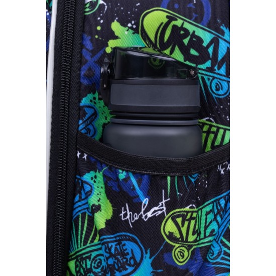 Mokyklinė kuprinė SKATE NIGHT, CoolPack, 16 L