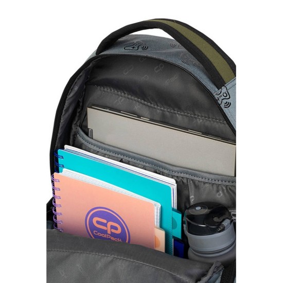 Mokyklinė kuprinė GAMING, CoolPack, 2-jų skyrių, 27 L
