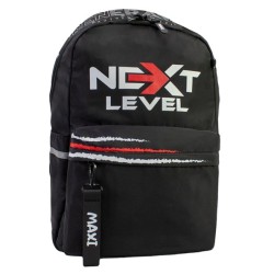 Mokyklinė kuprinė NEXT LEVEL, Maxi, 2-jų skyrių, 440x300x190mm, 520g