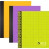 Bloknotas, A6, langeliais, 48 lapai, 70gsm, su spirale viršuje