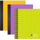 Bloknotas, A6, langeliais, 48 lapai, 70gsm, su spirale viršuje