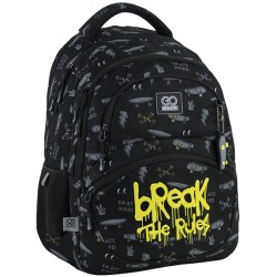 Mokyklinė kuprinė BREAK THE RULES, GoPack, 17 L, 610 g