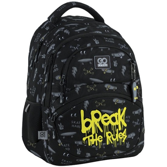 Mokyklinė kuprinė BREAK THE RULES, GoPack, 17 L, 610 g
