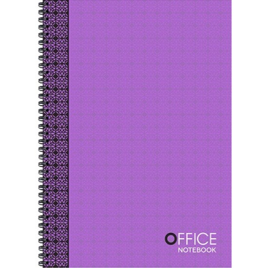 Bloknotas, A6, langeliais, 96 lapai, 70gsm, su spirale šone